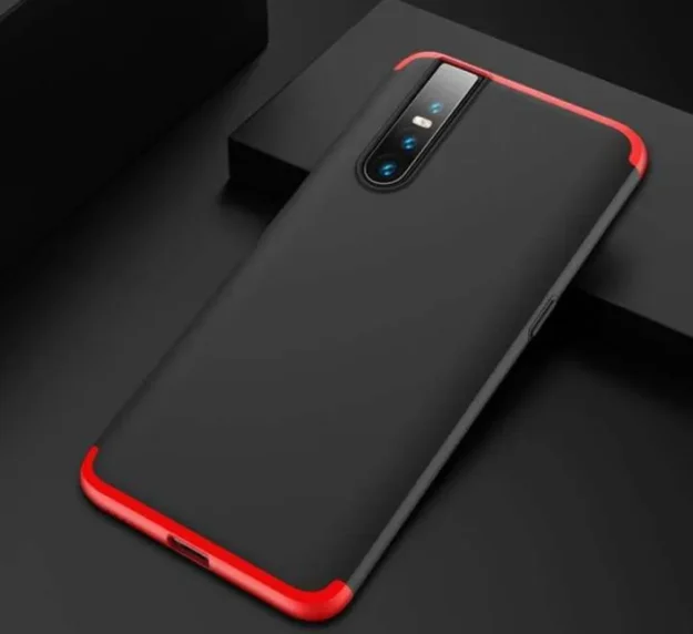 vivo v15 Pro - 360 Degree Full Protection Back Cover Red 'GKK - Camera (Back Case Cover For Smartphone)